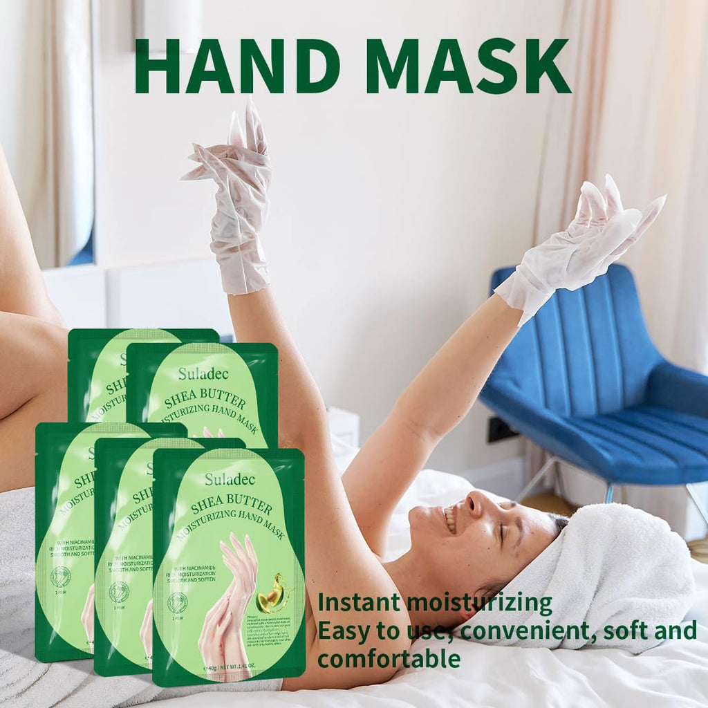 Suladec moisturizing hand mask size and fit guide