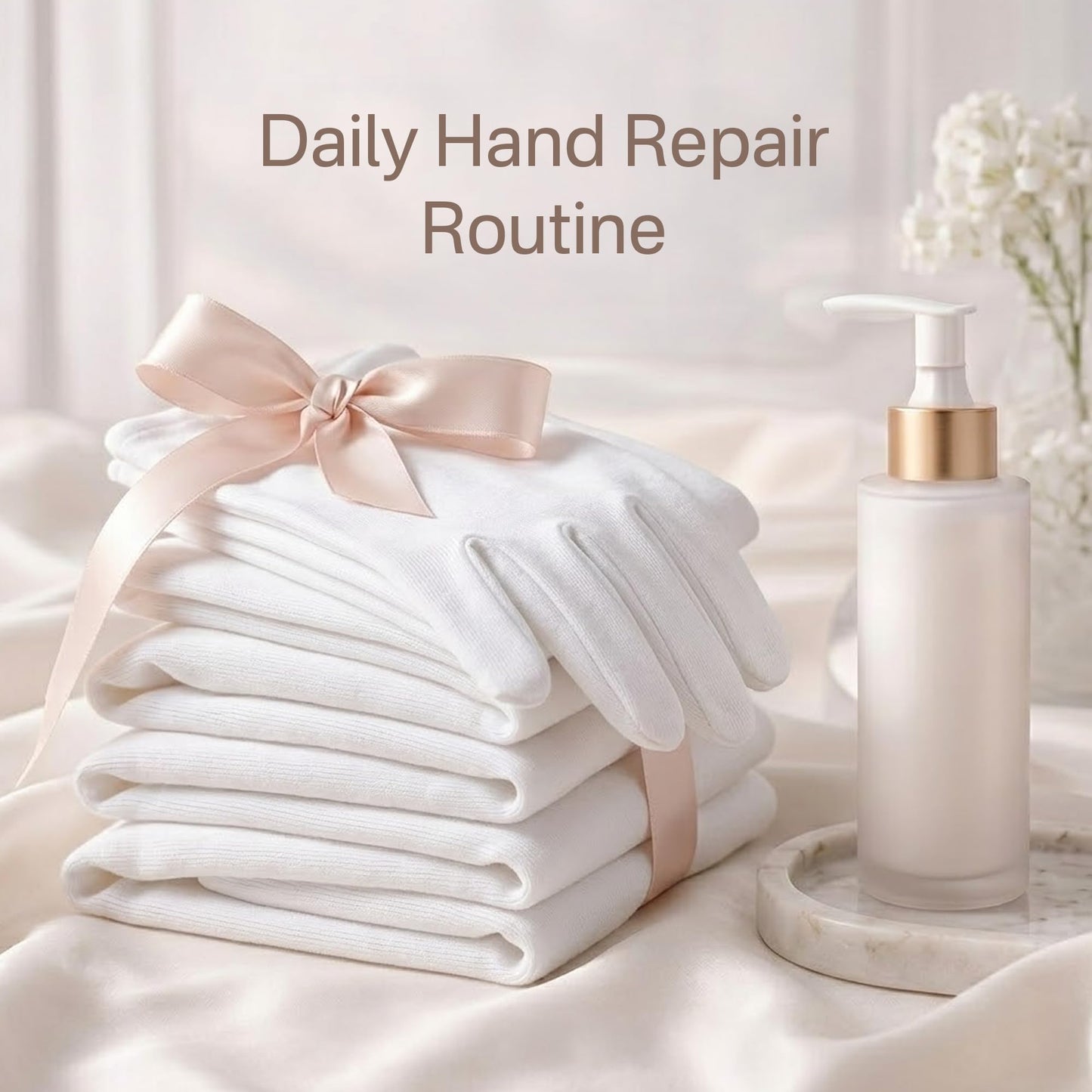 FourSeas cotton gloves packaging showing premium quality