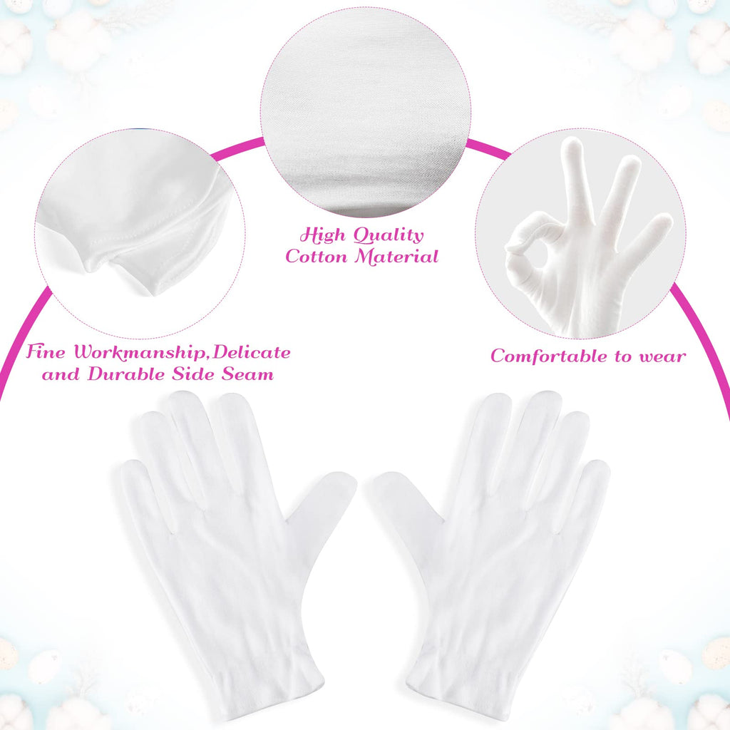 Paxcoo reusable fabric gloves for jewelry inspection