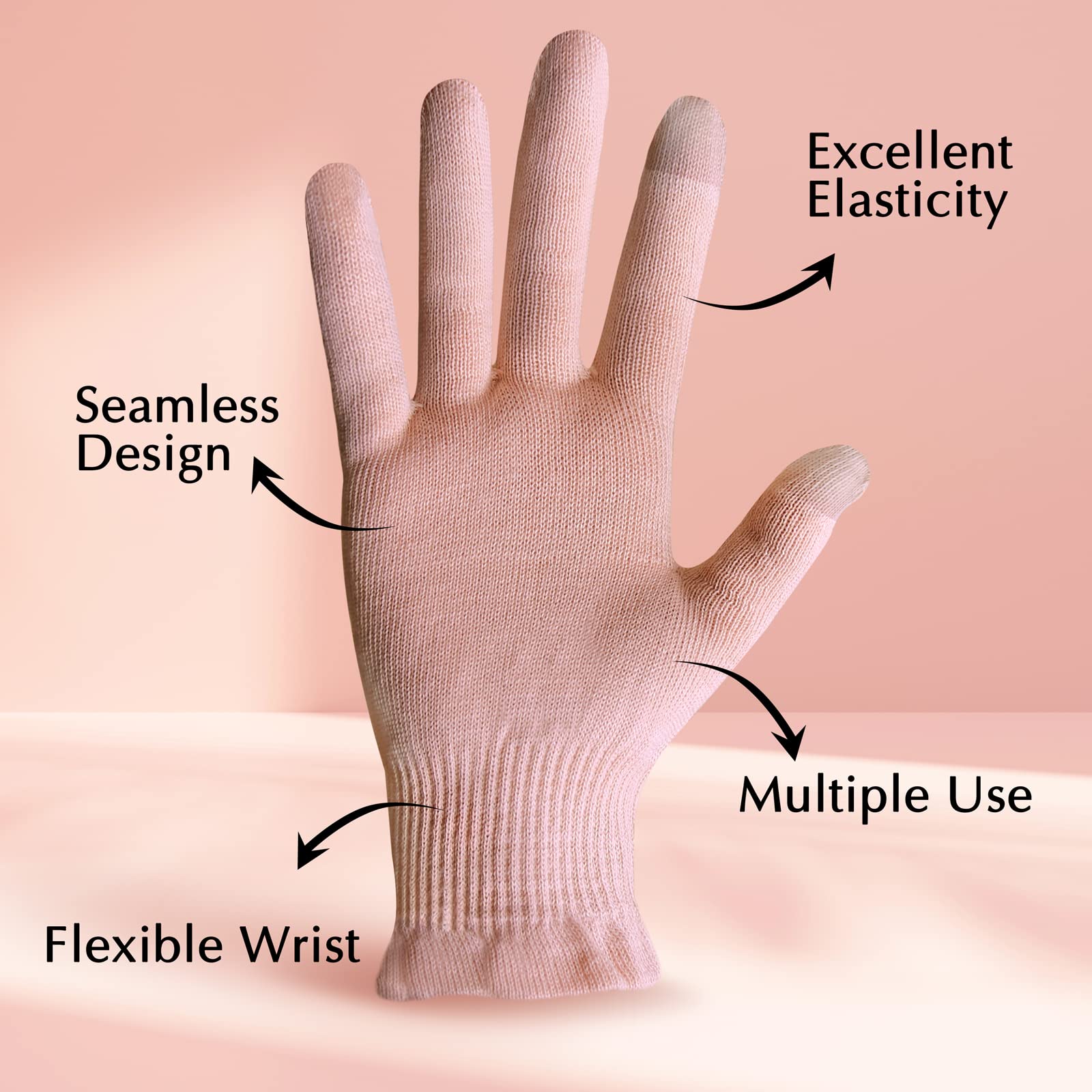 Evridwear gloves with bow detail for eczema care