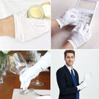 Bweissth cotton gloves folded pairs display