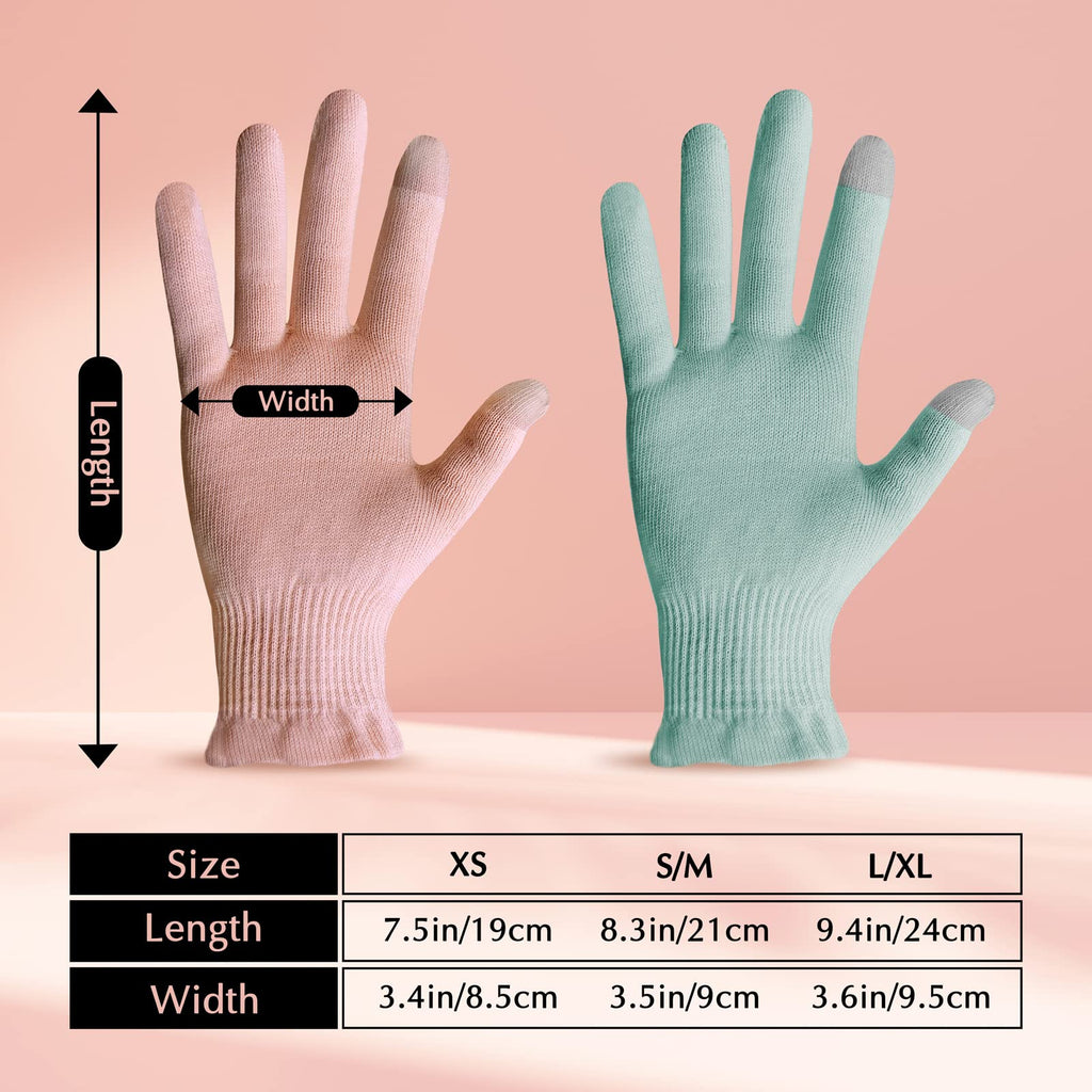 Evridwear spa gloves packaged in two pair set