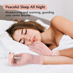 Evridwear breathable cotton gloves elastic cuff angle view