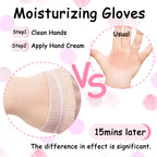Evridwear pink eczema gloves showing touchscreen fingertips