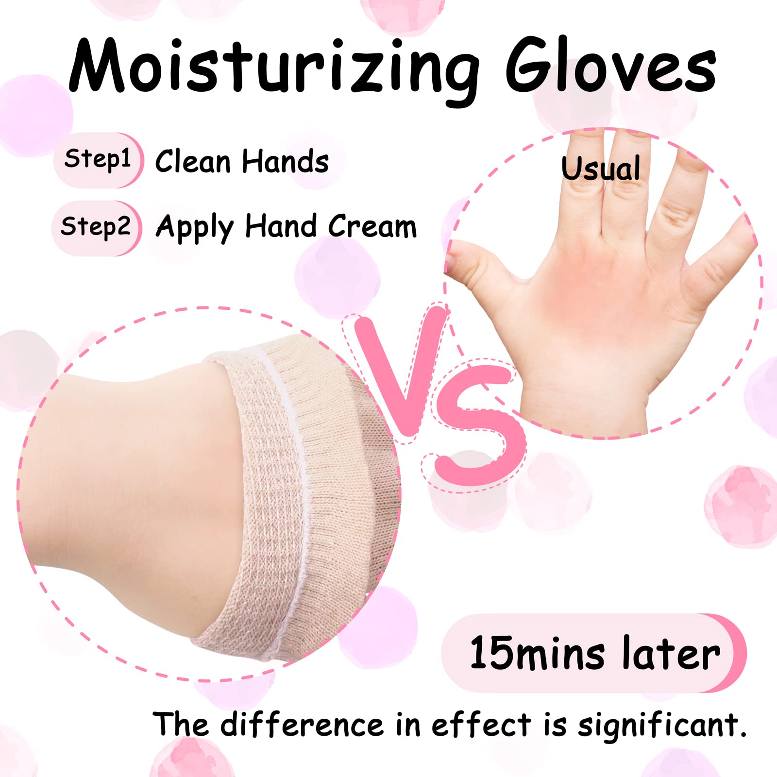 Two pairs of Evridwear cotton eczema gloves for children