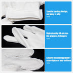FourSeas fabric texture close up of cotton gloves