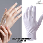 Dovortex inspection gloves demonstrating wrist length fit