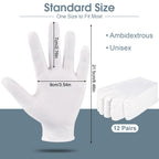 Twenty four pieces of breathable sleeping gloves for overnight eczema relief