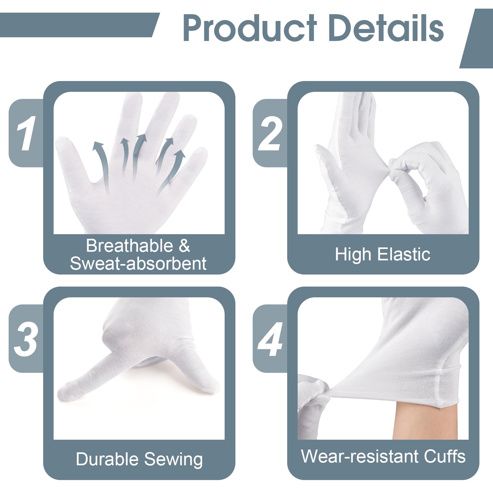 Unisex moisturizing sleeping gloves for overnight hand care