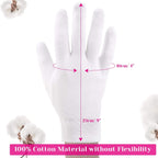 Selizo breathable cotton gloves texture close up