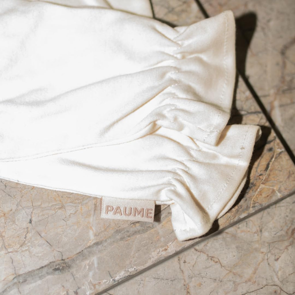 PAUME organic cotton skincare gloves complete set image