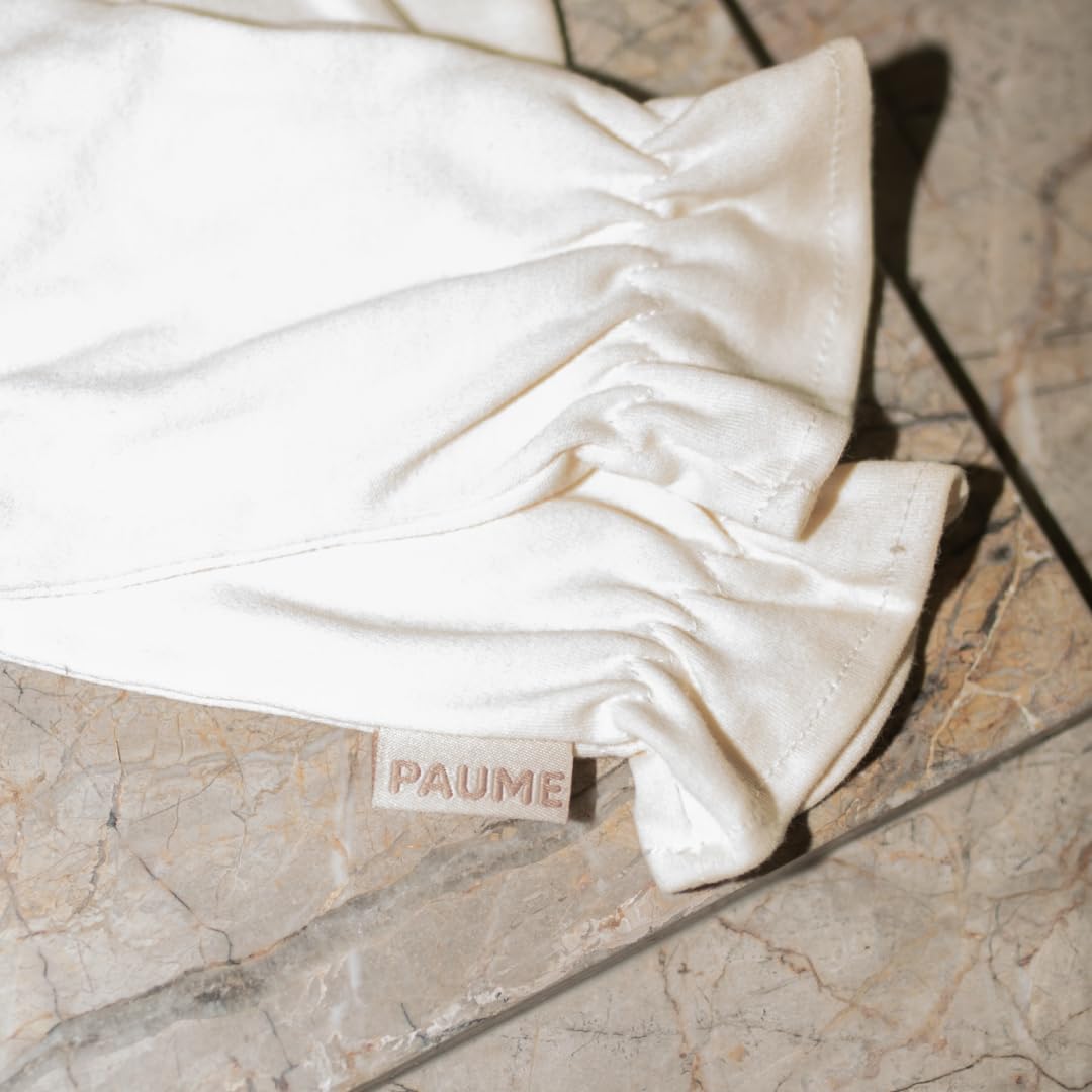PAUME organic cotton skincare gloves complete set image