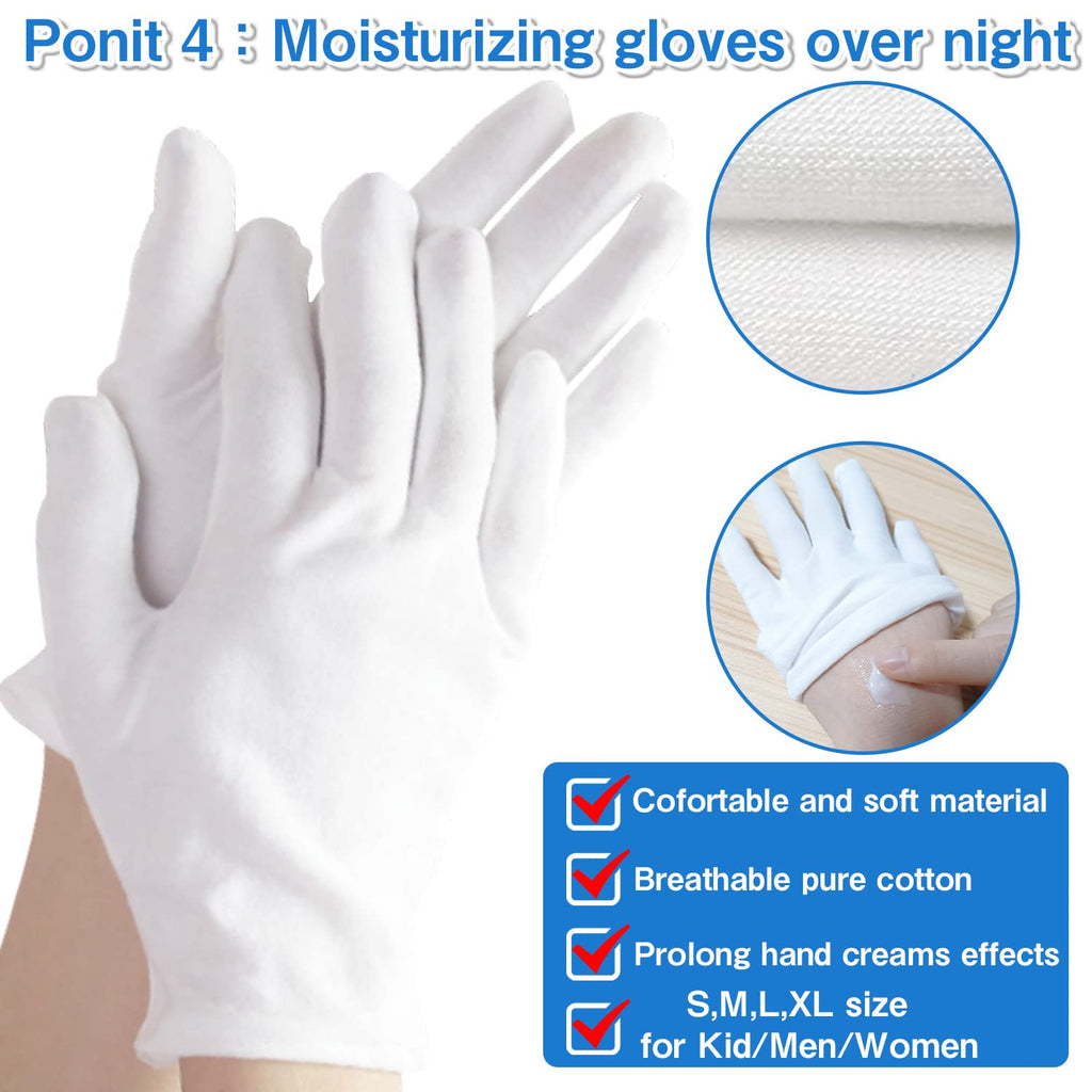 Pangtiku nighttime skin care gloves closeup of breathable weave