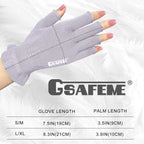 Gsafeme breathable cotton gloves texture detail