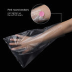 Paraffin wax bags for hands and feet closeup