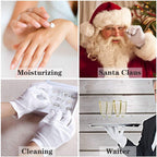 Smilco organic cotton gloves for overnight spa treatment