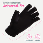 SUNUV protective manicure gloves worn on hands