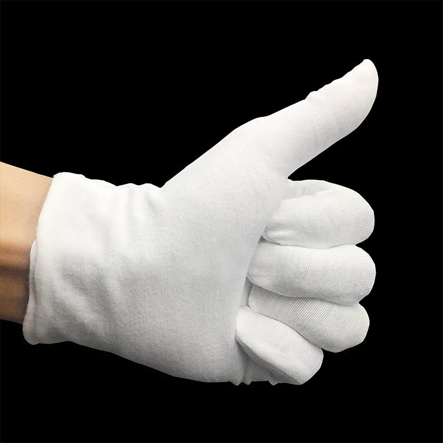 12 pairs of Zybux cotton gloves for jewelry inspection