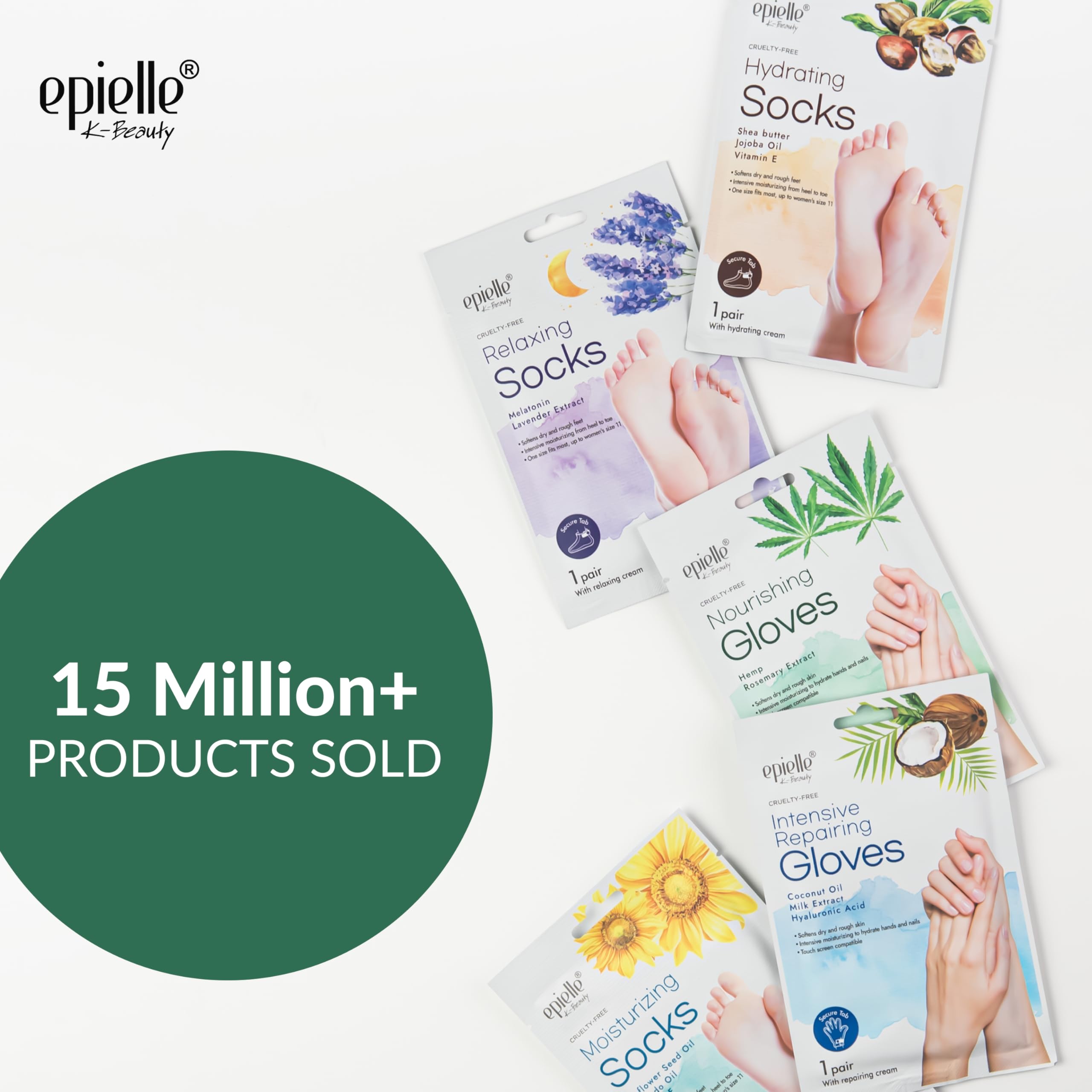 Epielle moisturizing spa gift set packaging details