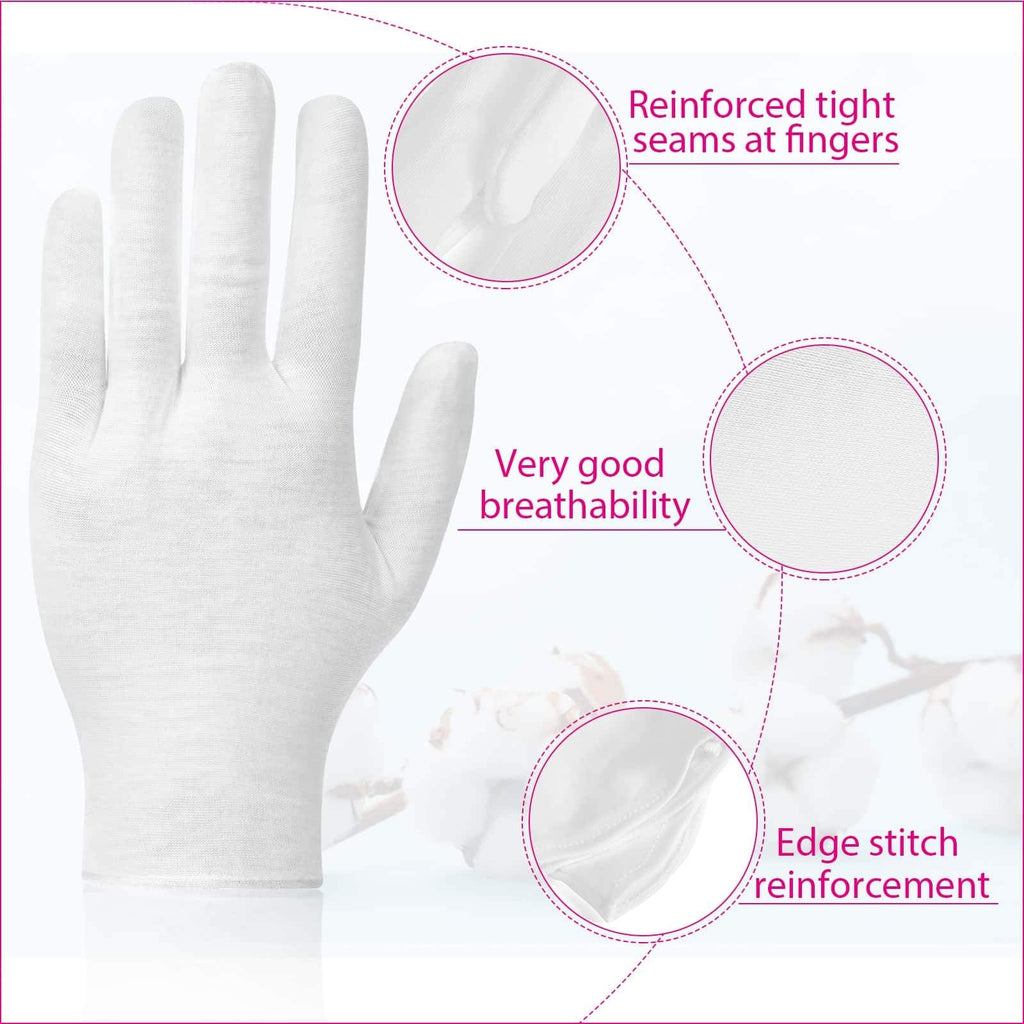 Paxcoo eczema treatment gloves shown laid flat