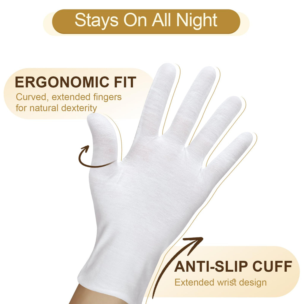 Fotkyxh 32 pieces moisturizing gloves bulk pack