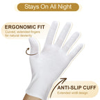Fotkyxh 32 pieces moisturizing gloves bulk pack