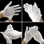 Yitiaoyu moisturizing cotton gloves closeup fabric