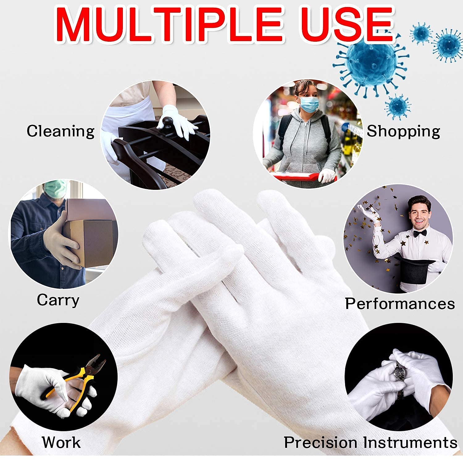 Yitiaoyu cotton sleep gloves for eczema treatment