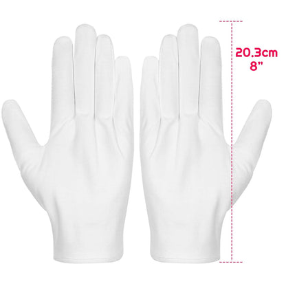 Selizo cotton gloves 3 pairs pack stacked