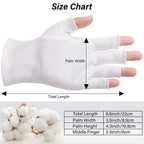 Chelizihi eczema relief gloves showing open fingertips