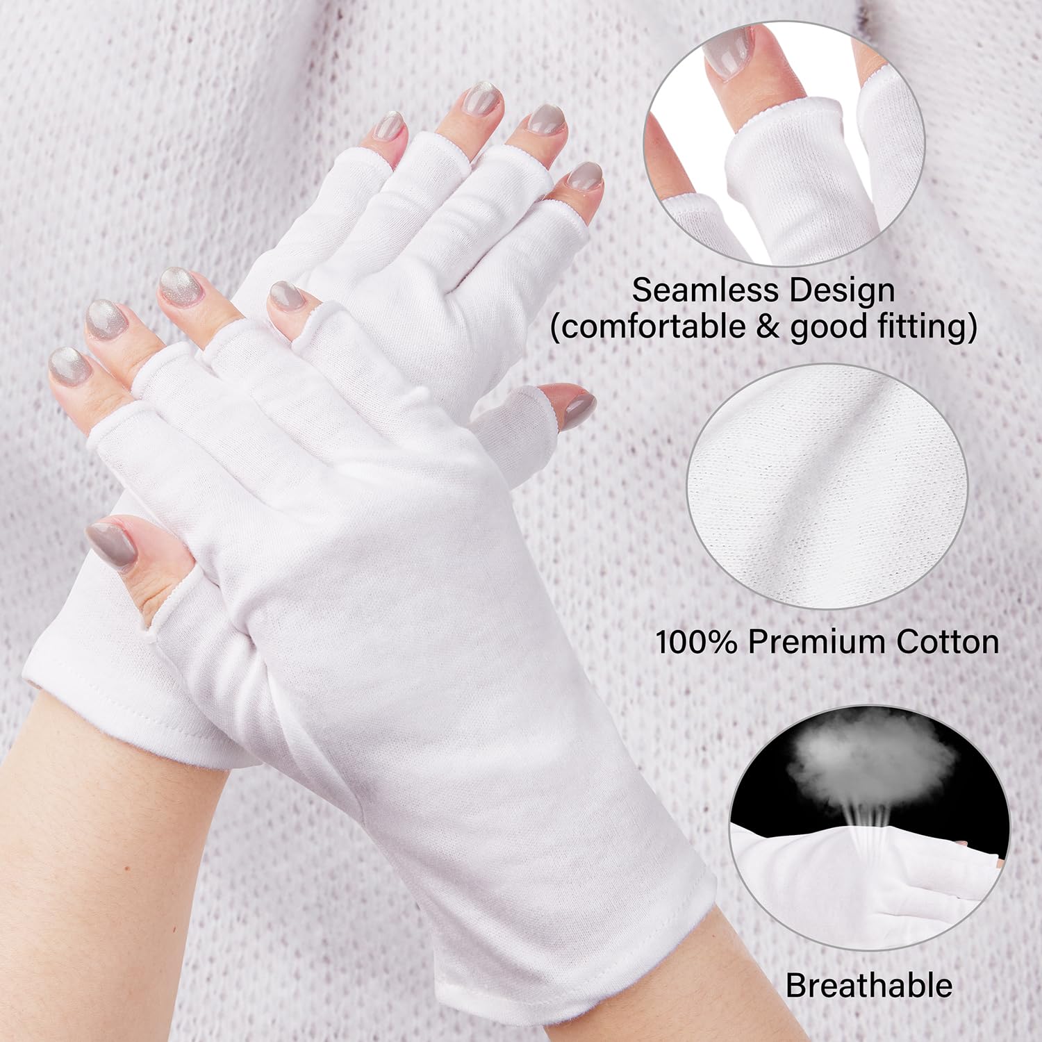 Chelizihi eczema relief gloves folded in a pile