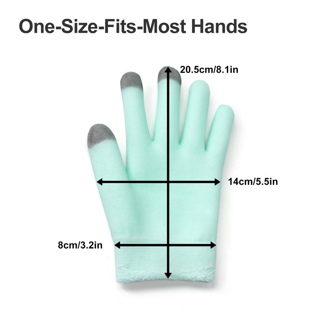 Clean reusable MoyRetty silicone gloves airing out after hand washing