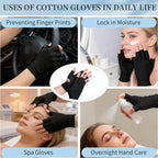 Tahulik stretchable cotton gloves worn on hands for men and women