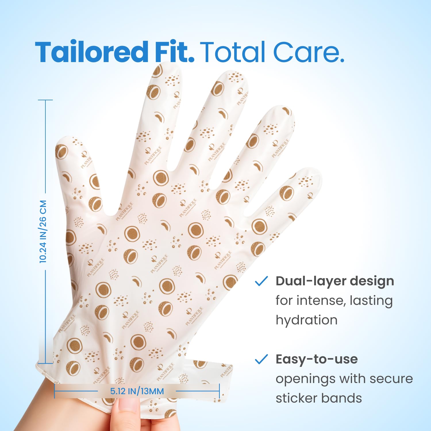 Plantifique hand mask 4 pairs set for spa treatment