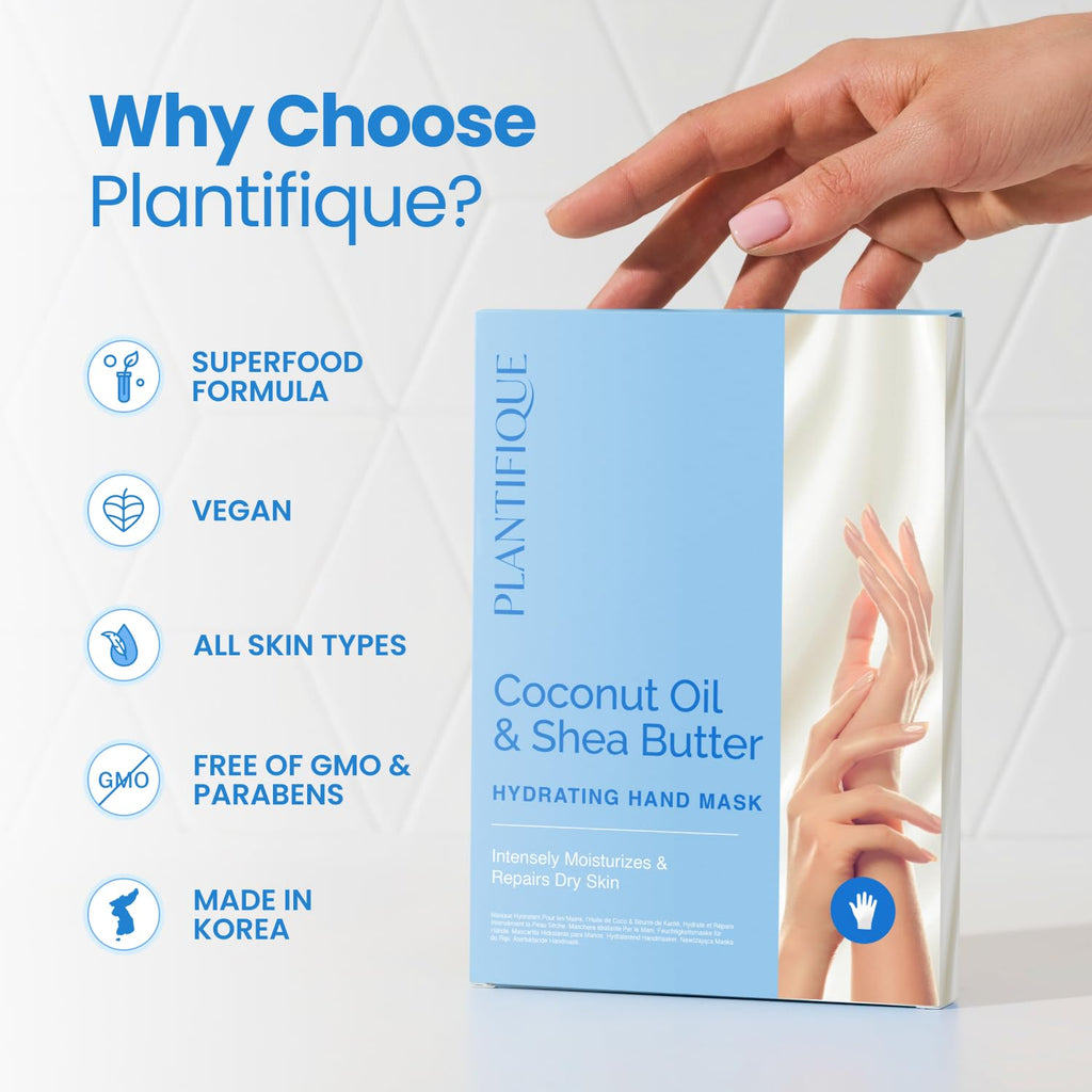 Plantifique hand mask wellness and skincare lifestyle view