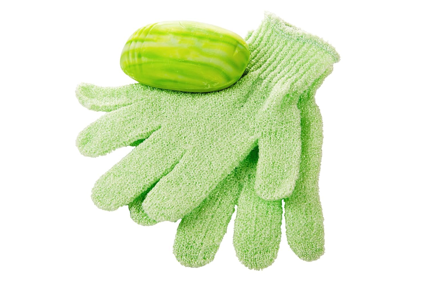 Full set of four Beauty By Earth body scrubbing mitts