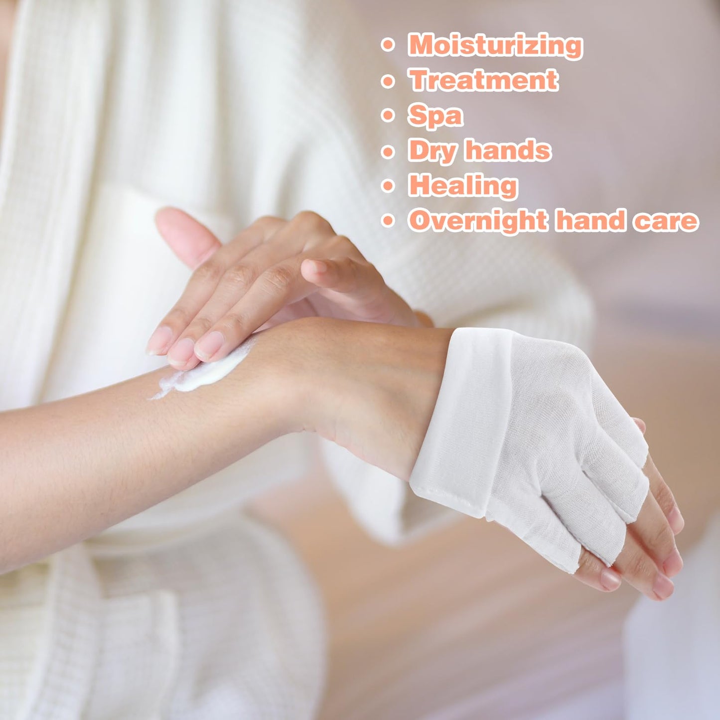Demonstration of using touchscreen with ValueBargain moisturizing gloves