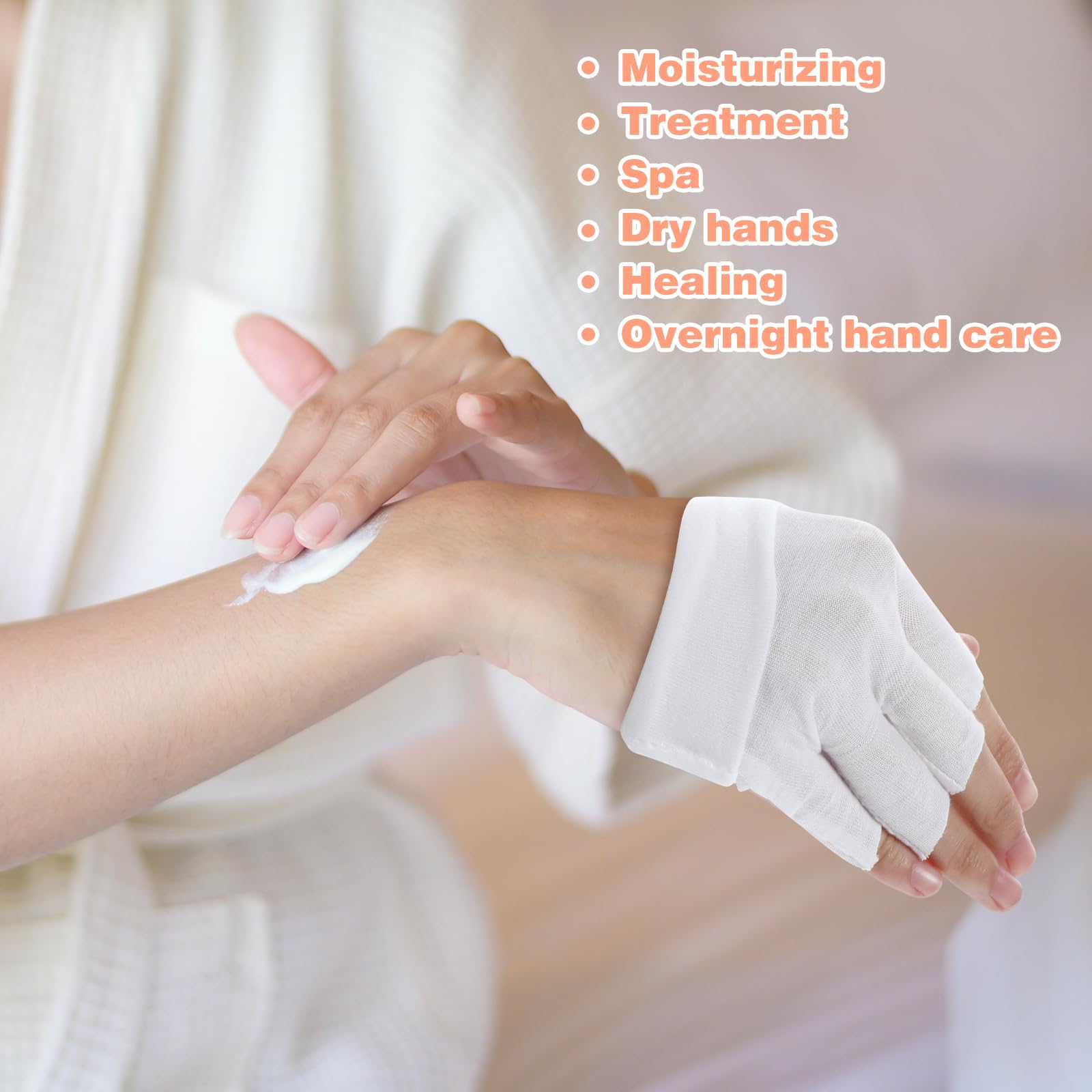 Demonstration of using touchscreen with ValueBargain moisturizing gloves