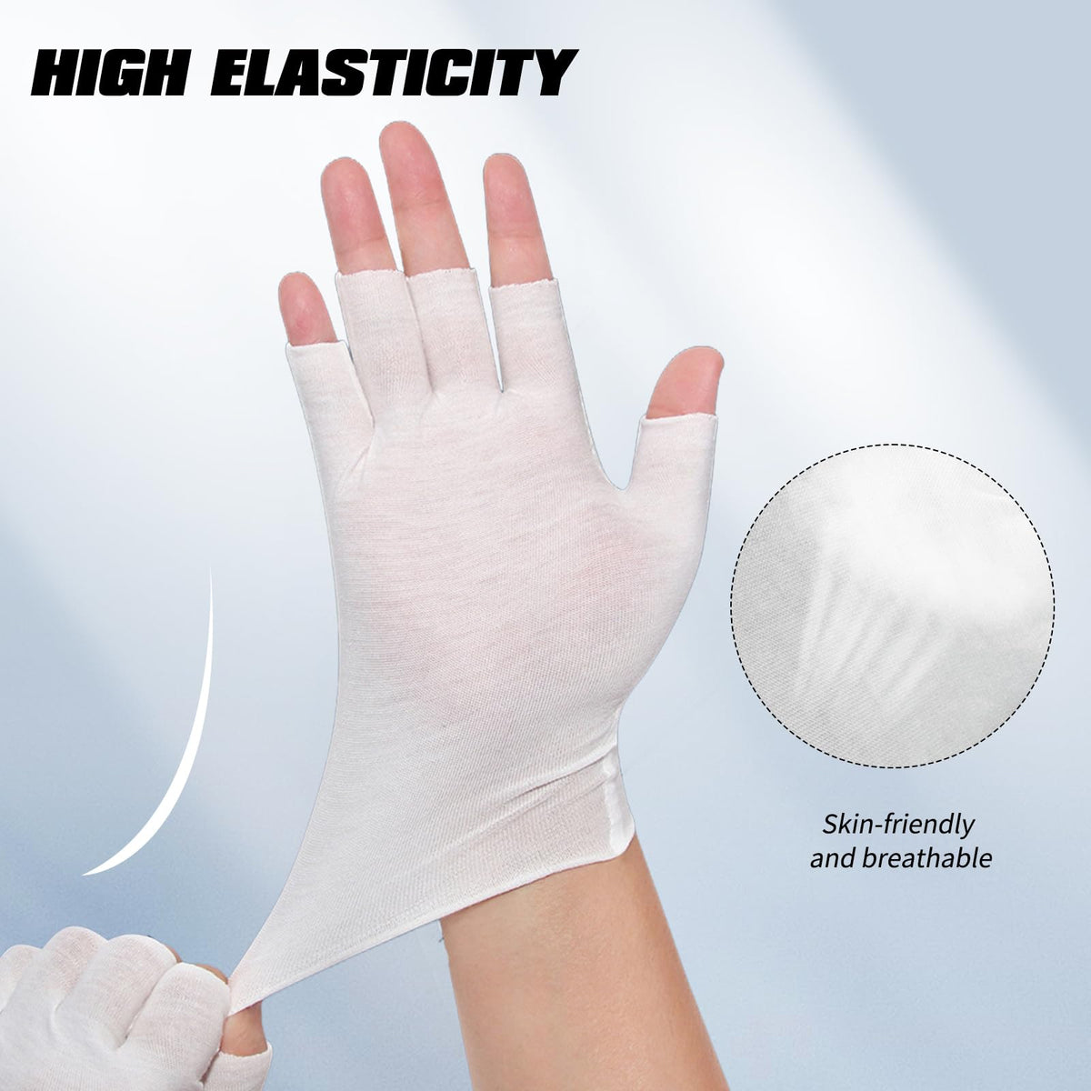 PKRFCJ overnight hand hydration gloves laid flat