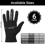 Segbeauty black cotton gloves packaging display