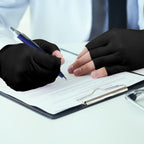 Geyoga half-finger gloves displayed on hand to demonstrate comfortable fit