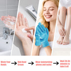 Flat lay display of both the moisturizing gloves and foot spa socks together.