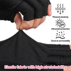 Xelsluthe UV gloves worn during gel manicure