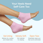 ZenToes regular size moisturizing socks flat lay