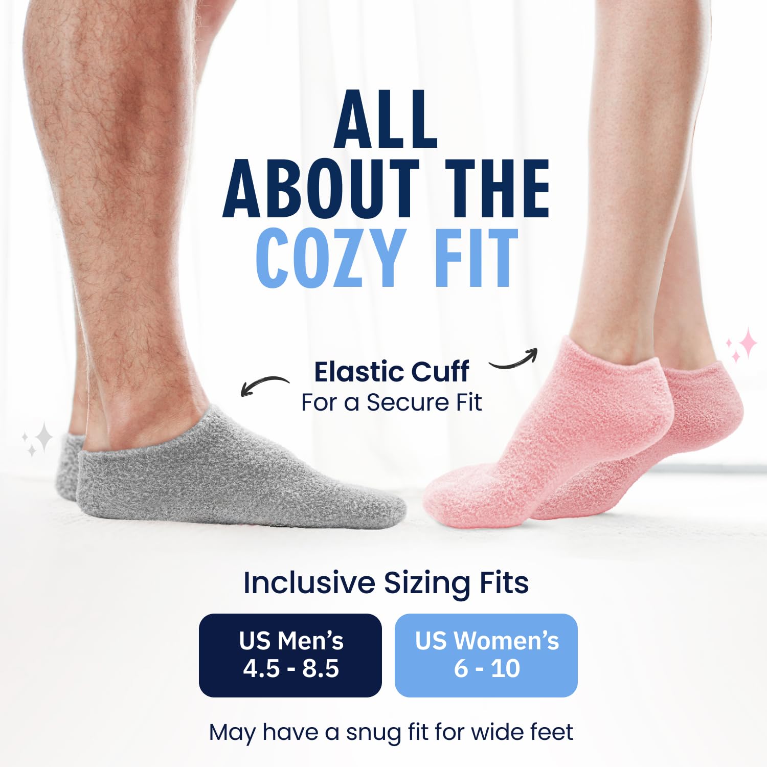 Dr. Frederick’s moisturizing gel socks packaging