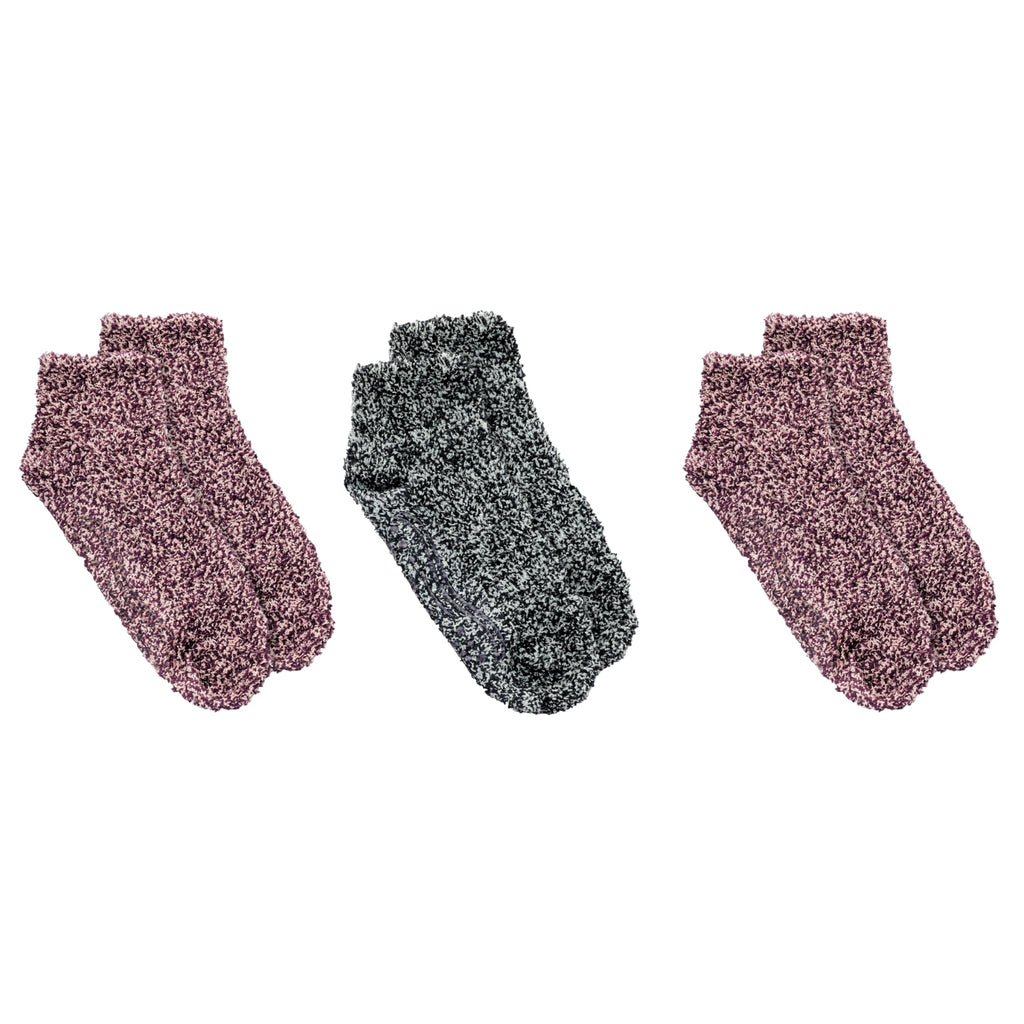 Dr. Scholl's spa socks showing bottom silicone tread grippers for slip resistance