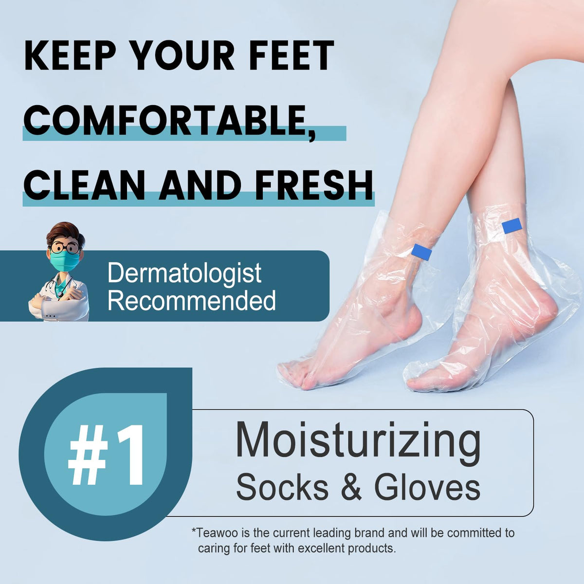 Demonstration of leak proof seal during moisturizing routine