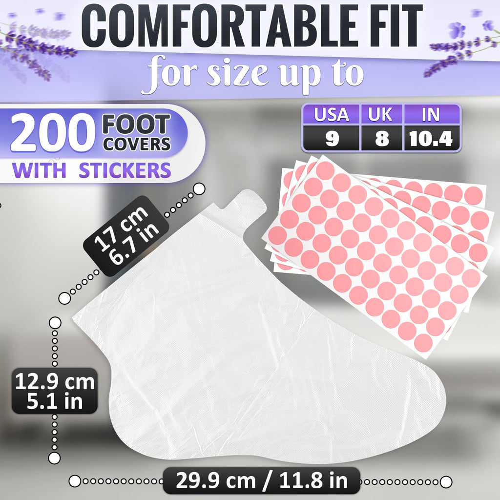 Transparent polyethylene paraffin bath liners laid flat