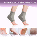 Untrytb spa foot covers stretched to show elastic fabric