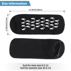 Aluroice 11 inch moisturizing socks lifestyle application angle
